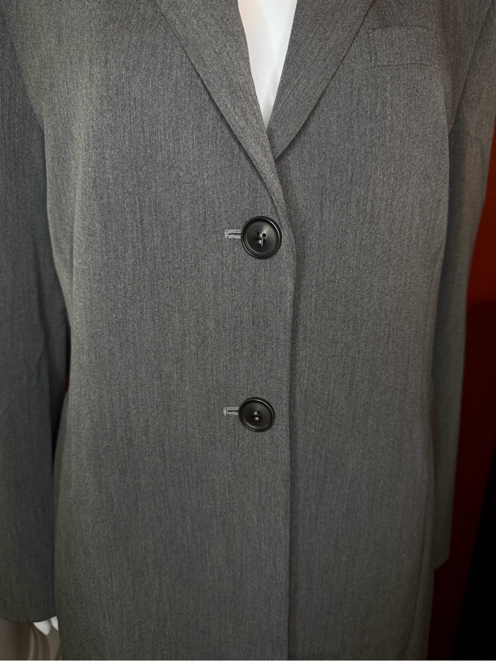 Rita Row Noufonts Longline Coat | Dark Grey | Size M - Picture 11 of 13